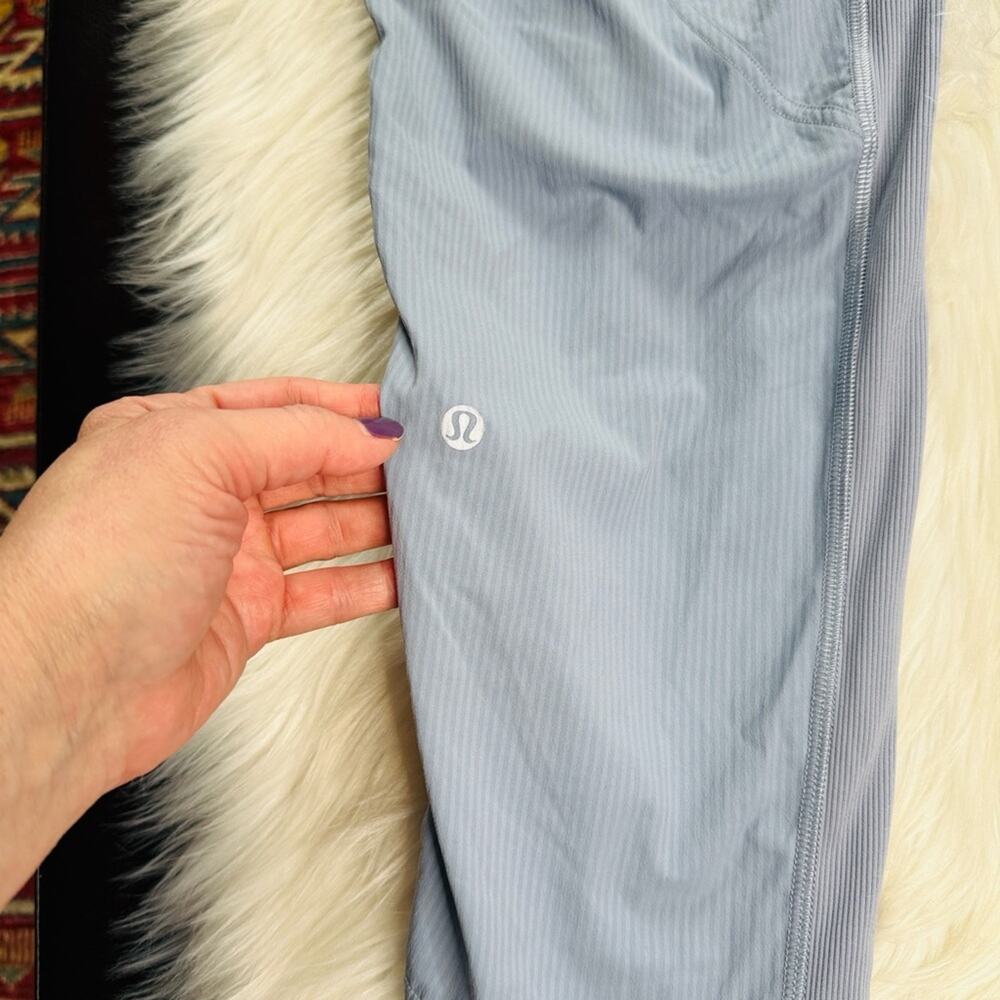 Lululemon Utility Blue Dance Studio Mid Rise Cropped Pants - Picture 8 of 10
